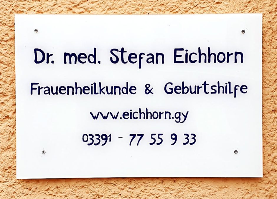 Praxisschild Praxisschild